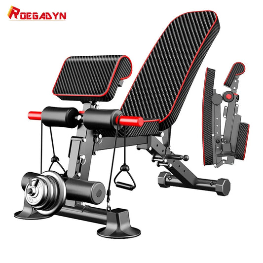 Adjustable Weight Bench Utility Weight Benches For  Body Workout Foldable Flat/Incline/Decline Exercise Bench Press for Home Gym