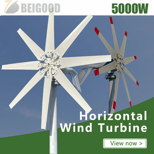 12V 24V 48V 5000W Wind Turbine Genertator Alternative Energy Generators 5KW