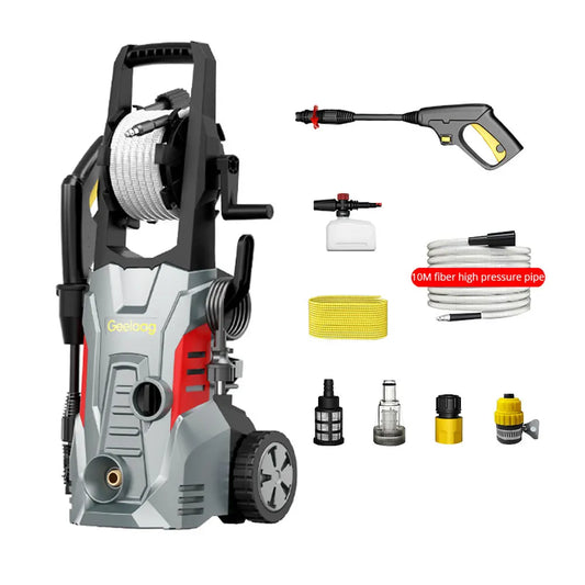 220v Electric Pressure Washer 1600W High Power Washer Cleaner Machine with Nozzles Best for Cleaning Homes Cars Driveways Patio