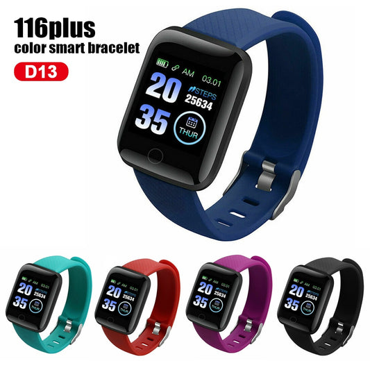 116 Plus Smart Watch Heart Rate Watch Wristband - mylifestyleneeds