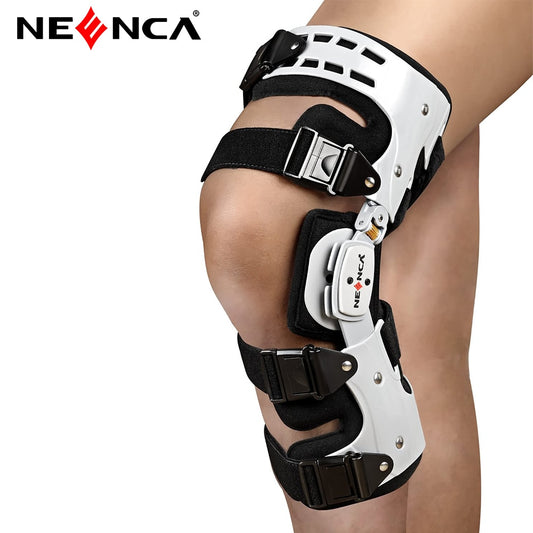 ROM Knee Brace Hinged Stabilizer Adjustable Recovery Support for ACL MCL PCL Injury Meniscus Tear Arthritis
